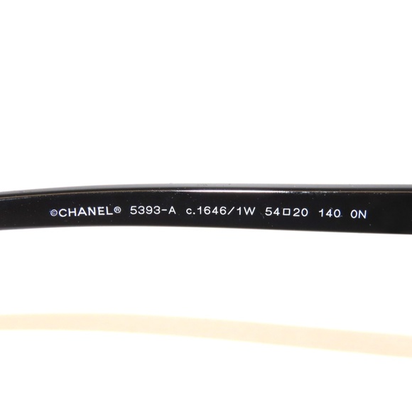 Chanel 5393-A 1646/1W Black + 2 Sun Magnetic Lenses Eyeglasses Ch5393A - Picture 5 of 6